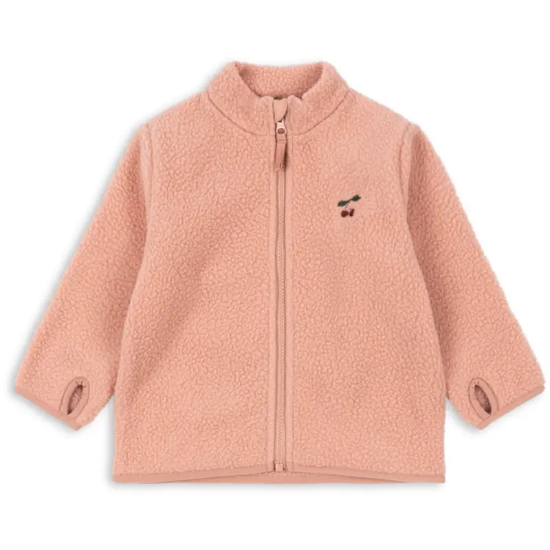 Konges Sløjd Cameo Brown Thermy Fleece Jakke Grs 1
