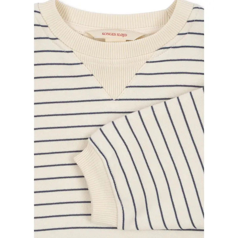Konges Sløjd Captains Blue/Antique White Amio Sweatshirt Ocs 7