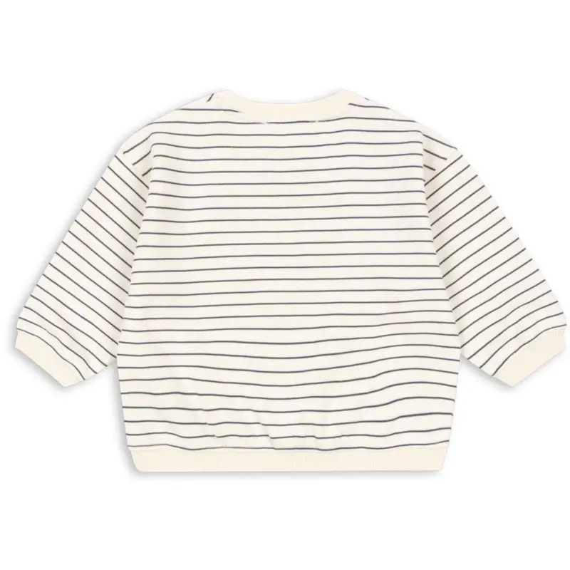 Konges Sløjd Captains Blue/Antique White Amio Sweatshirt Ocs 9
