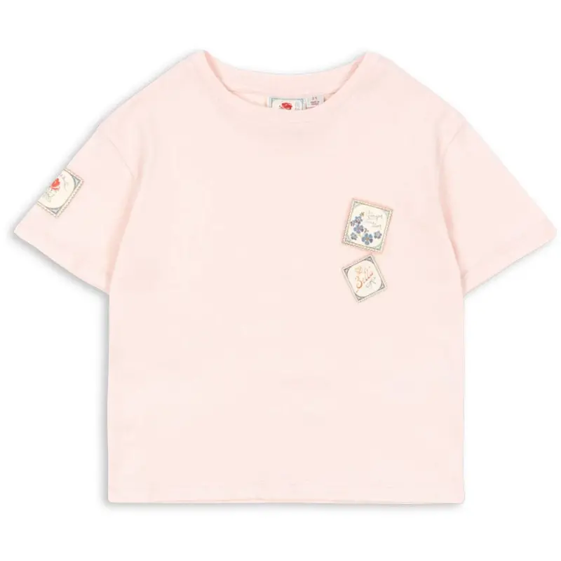 Konges Sløjd Chalk Pink Rhw X Ks Lettre Tee Ocs 1