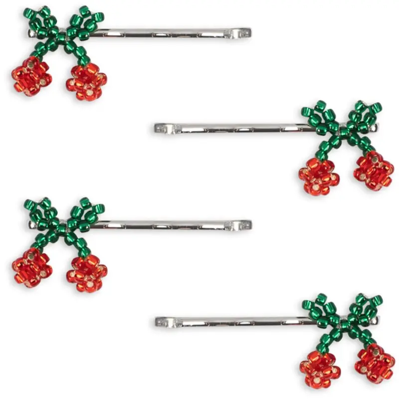 Konges Sløjd Cherry 4 Pak Mini Cherry Hårspænder 1