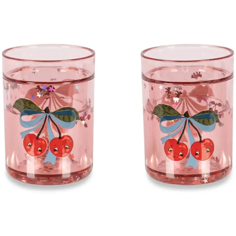 Konges Sløjd Cherry Bow 2 Pak Glitter Cups 1