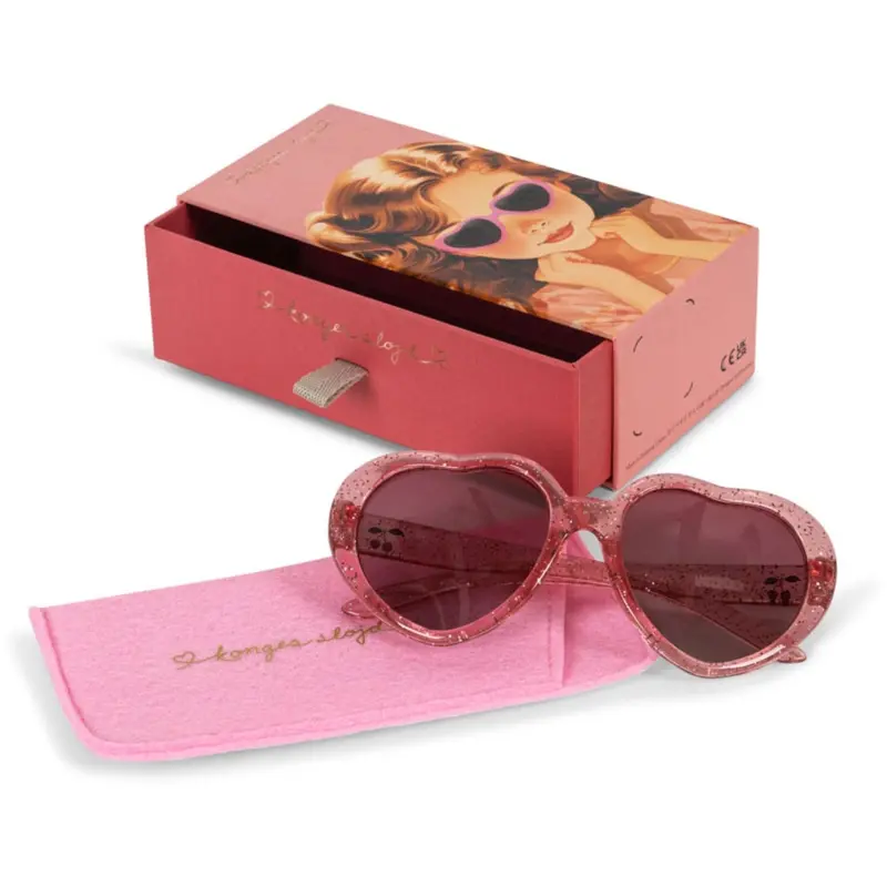 Konges Sløjd Cherry Glitter Solbriller Junior Heart 1