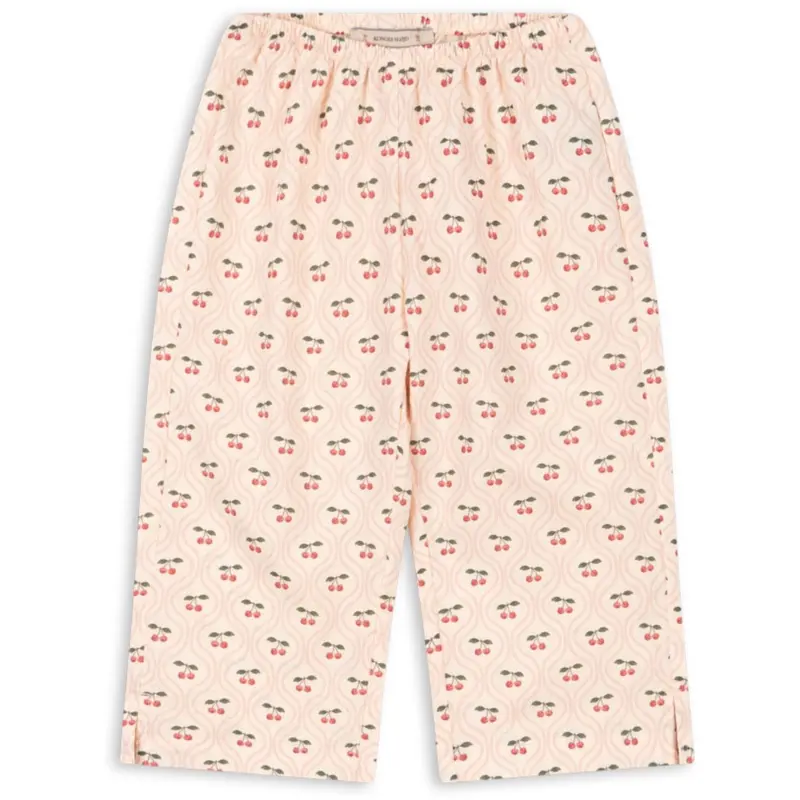 Konges Sløjd Cherry Pink Motif Cianna Bukser Gots 1