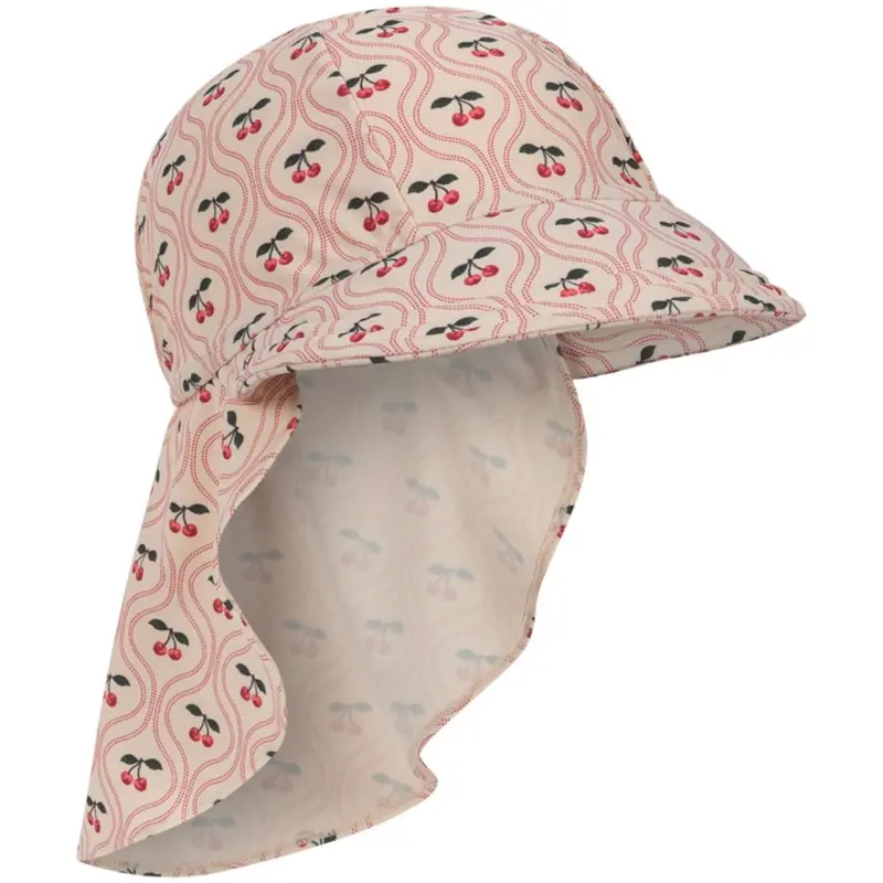 Konges Sløjd Cherry Pink Motif Merle Flæse Badesolhat 1