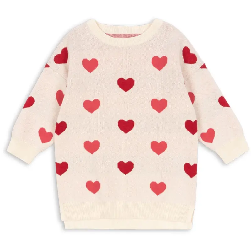 Konges Sløjd Coeur Coloré Duo Pink Lapis Strik Kjole Gots 1