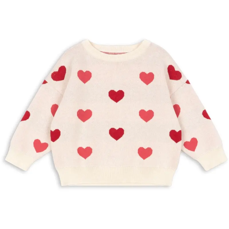 Konges Sløjd Coeur Coloré Duo Pink Lapis Strik Sweater Gots 1