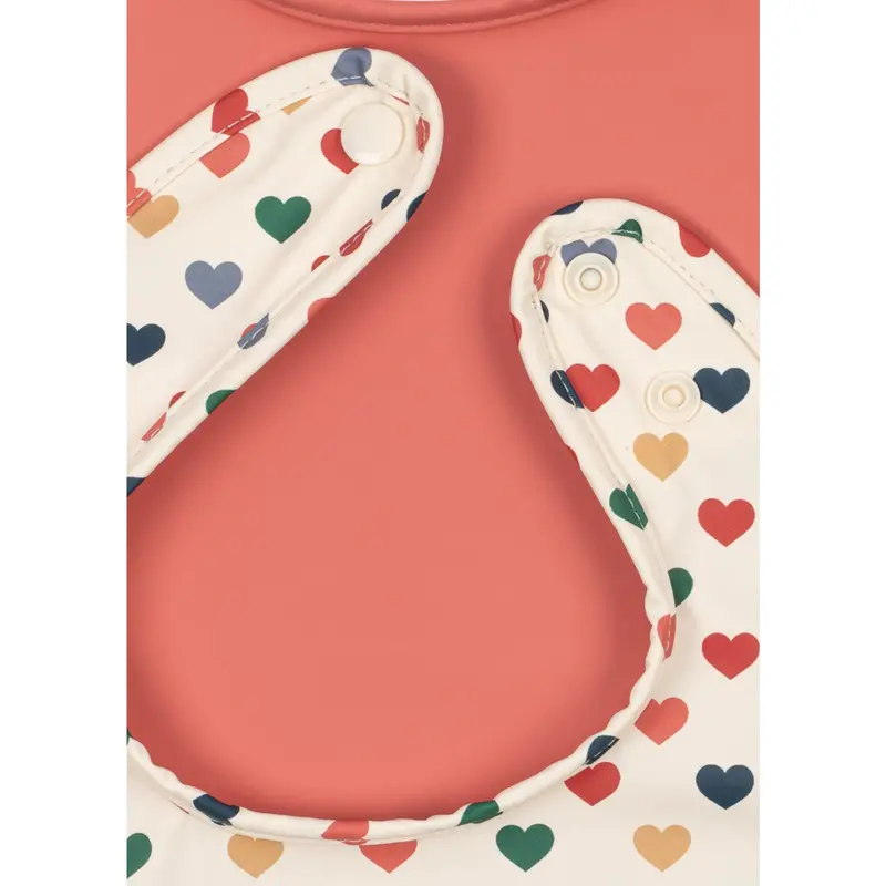 Konges Sløjd Coeur Colore/Faded Rose 2 Pak Dinner Hagesmæk 2