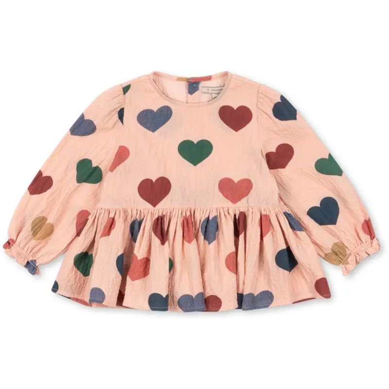 Konges Sløjd Coeur Rose Coloré Elin Bluse Gots 1