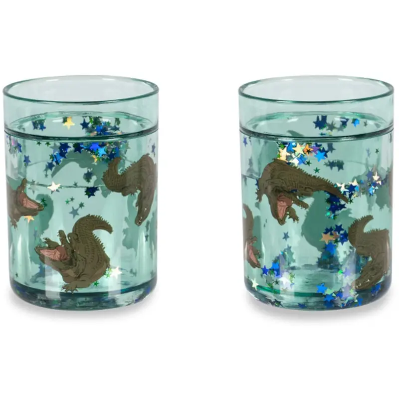 Konges Sløjd Crocodile 2 Pak Glitter Cups 1