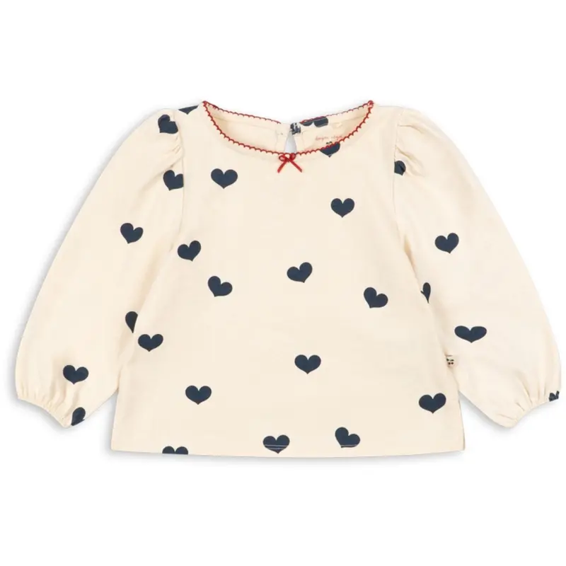 Konges Sløjd Cuore Tricolore Drey Slit Bluse Gots 1
