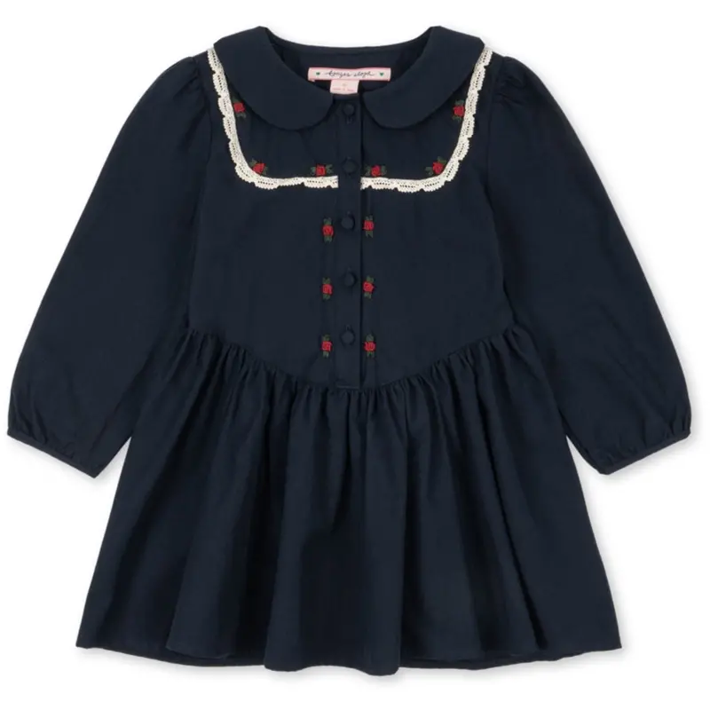 Konges Sløjd Dark Navy Emmy Kjole Gots 1