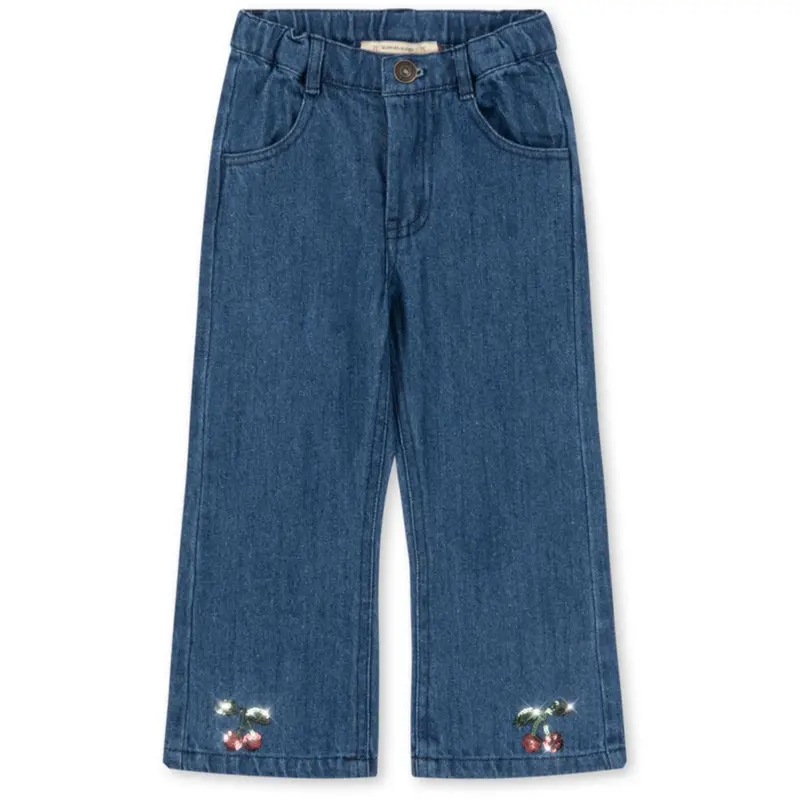 Konges Sløjd Denim Blue Elba Flare Jeans Gots 1