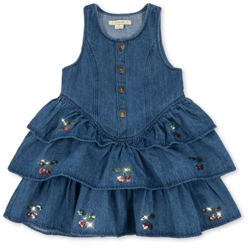 Konges Sløjd Denim Blue Elba Kjole Gots 1