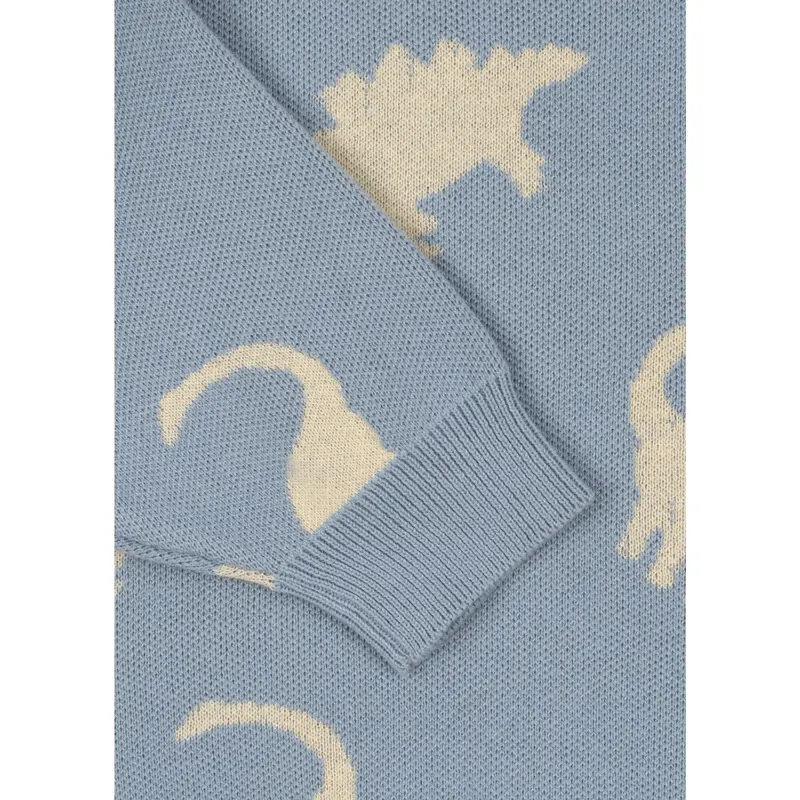 Konges Sløjd Dino Mist Lapis Strik Sweater Gots 2
