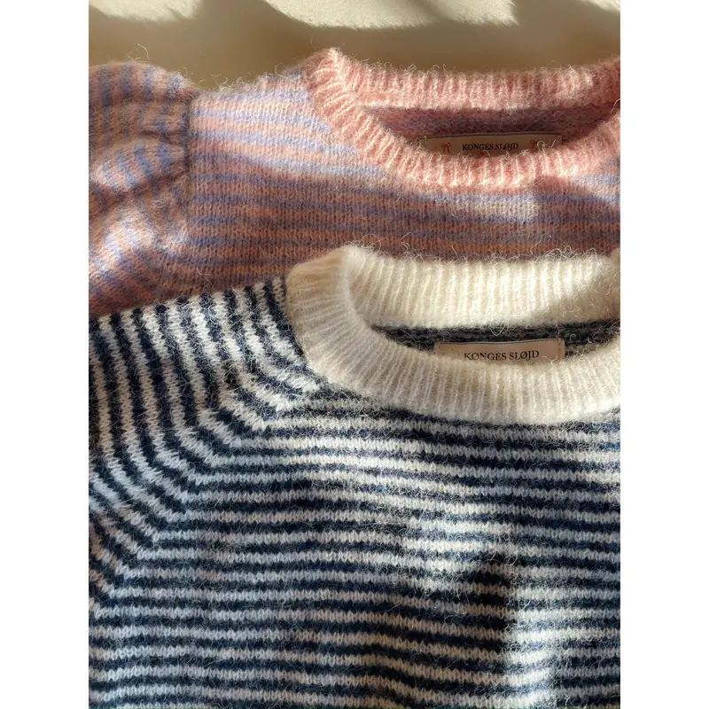 Konges Sløjd Ensign Blue/Buttercream Berle Strik Sweater 2