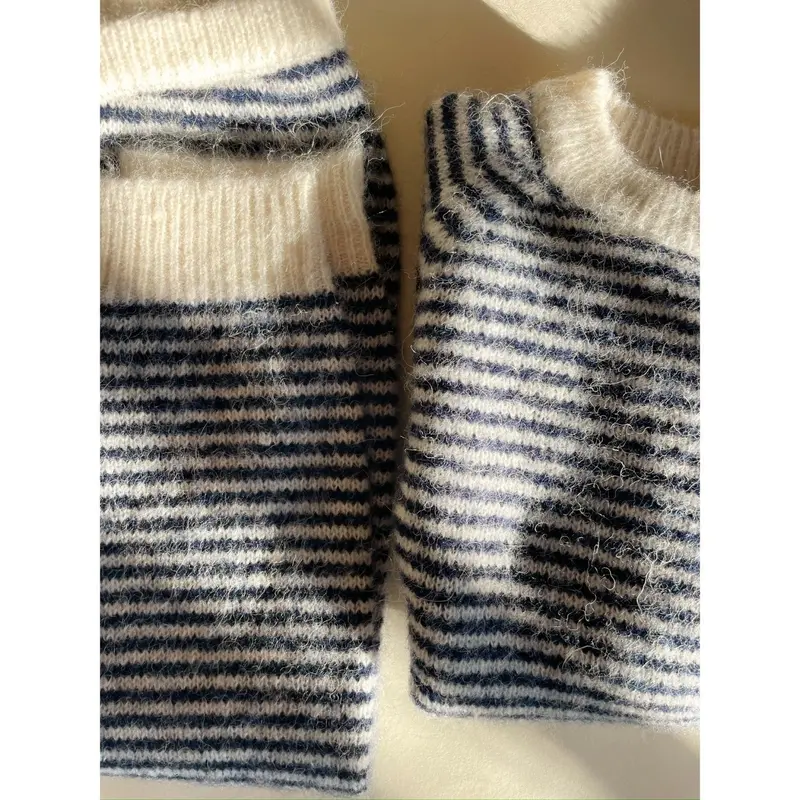 Konges Sløjd Ensign Blue/Buttercream Berle Strik Sweater 3