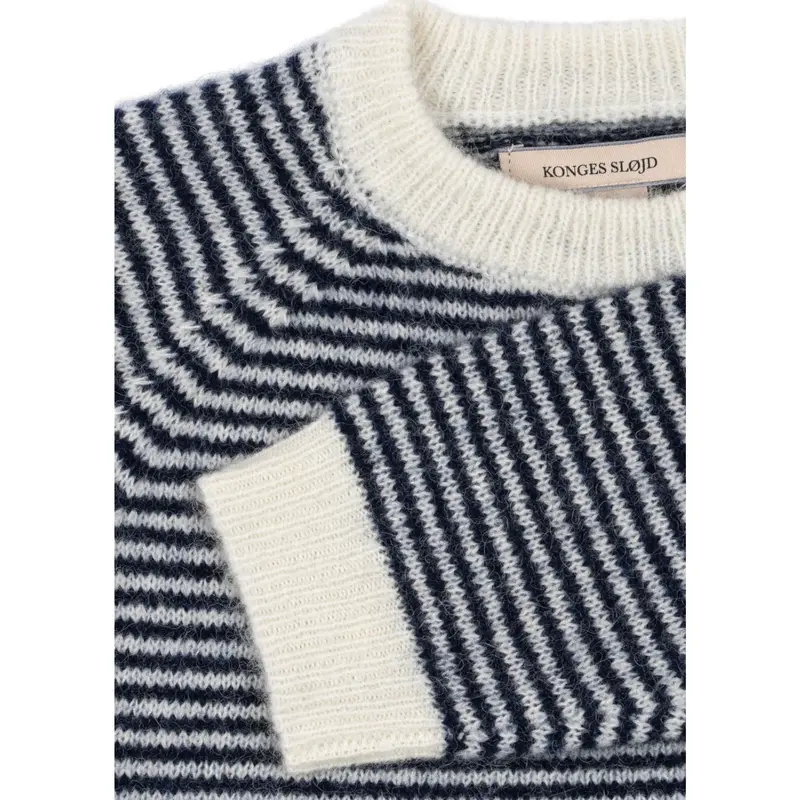 Konges Sløjd Ensign Blue/Buttercream Berle Strik Sweater 5