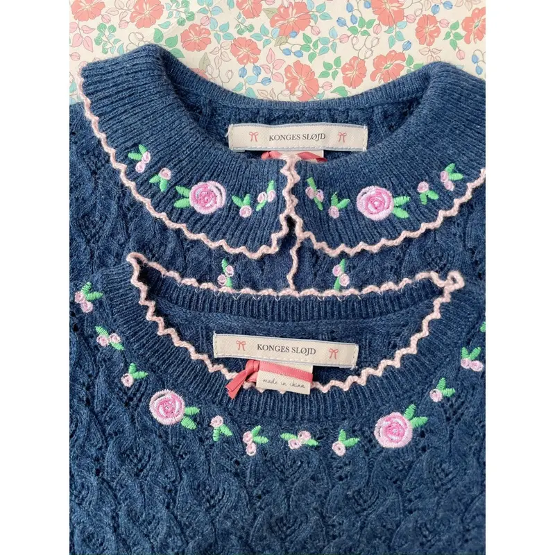 Konges Sløjd Ensign Blue Rosier Cardigan 3