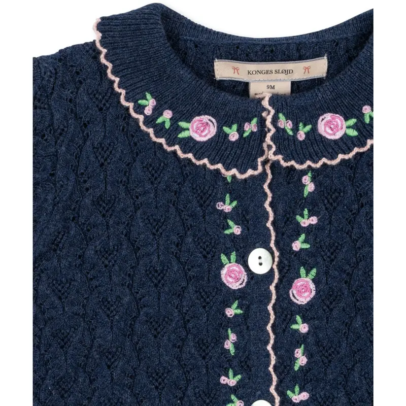 Konges Sløjd Ensign Blue Rosier Cardigan 5