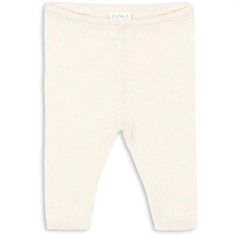 Konges Sløjd Fanga Fontana Antique White Venti Pointelle Bukser Gots 1