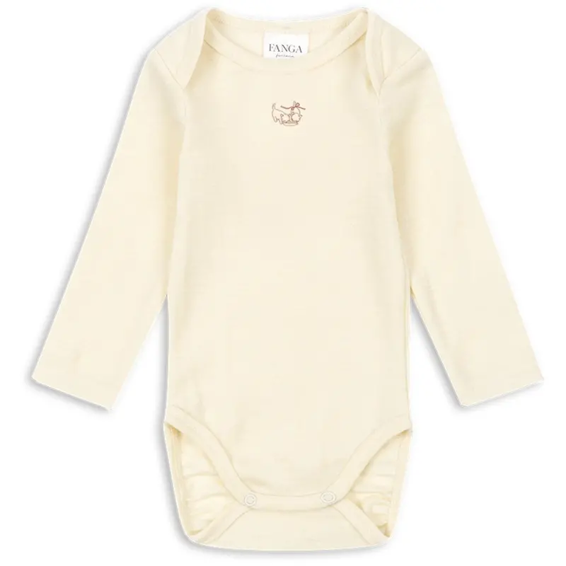 Konges Sløjd Fanga Fontana Beige Melange Erba Uld Ls Body 1