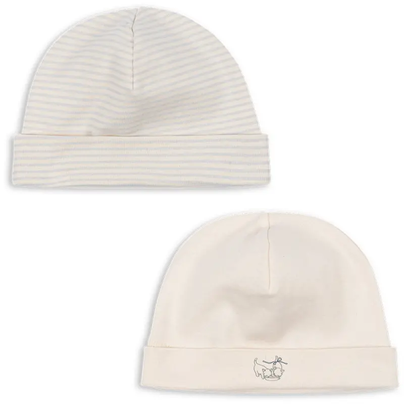 Konges Sløjd Fanga Fontana Blue Mix Fio Stripe 2 Pak Beanie Ocs 1