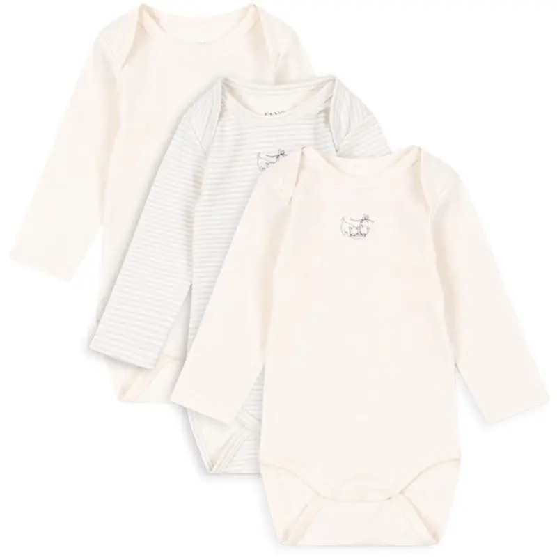 Konges Sløjd Fanga Fontana Blue Mix Fio Stripe 3 Pak Ls Body Ocs 1