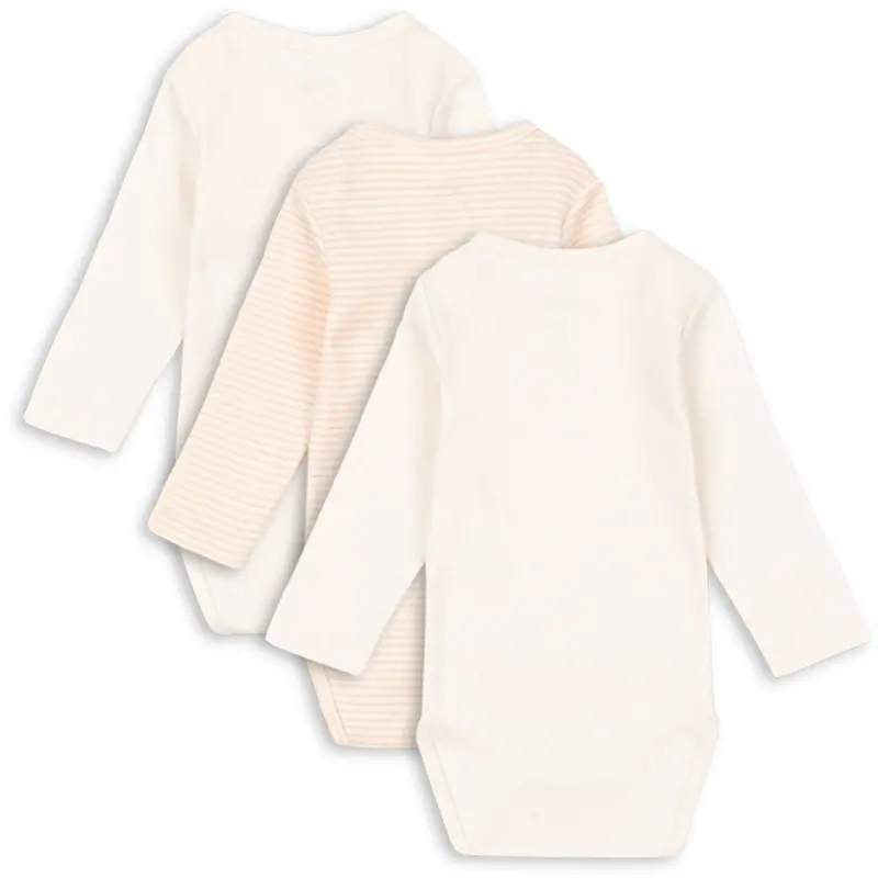 Konges Sløjd Fanga Fontana Blush Mix Fio Stripe 3 Pak Ls Body Ocs 3
