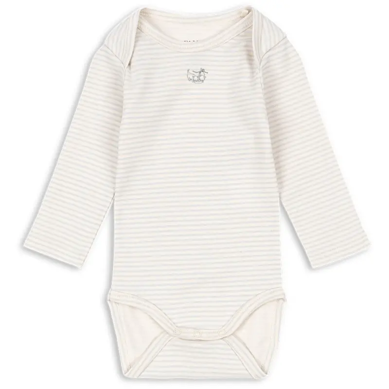 Konges Sløjd Fanga Fontana Tea Stripe Gray Dawn Fio Stripe Ls Body Ocs 1