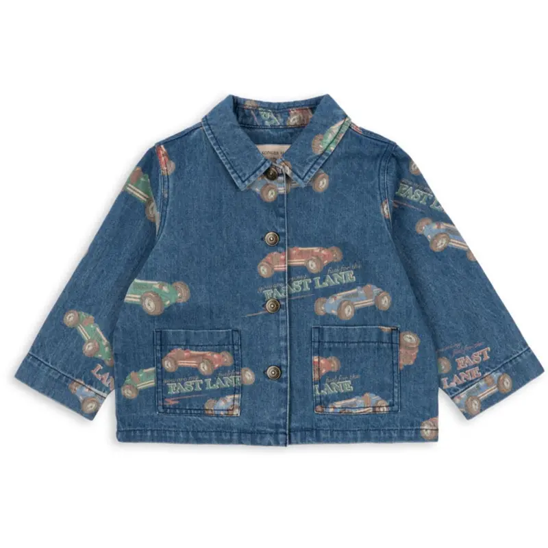 Konges Sløjd Fast Lane Magot Jakke Denim  Gots 1