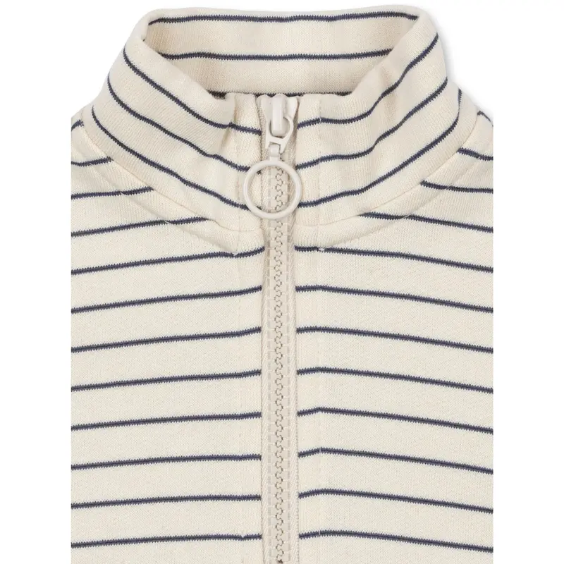 Konges Sløjd Flintstone Stripe Lou Stripe Half Zip Sweat Ocs 9