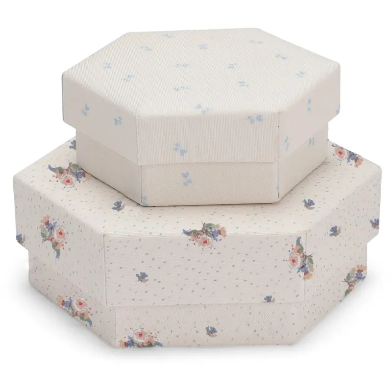 Konges Sløjd Flower Bouquet /Petit Bisou Blue Vatteret Box Sæt 1