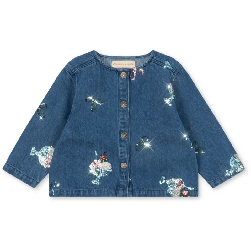 Konges Sløjd Gelato Magot Paliet Denim Jakke Gots 1