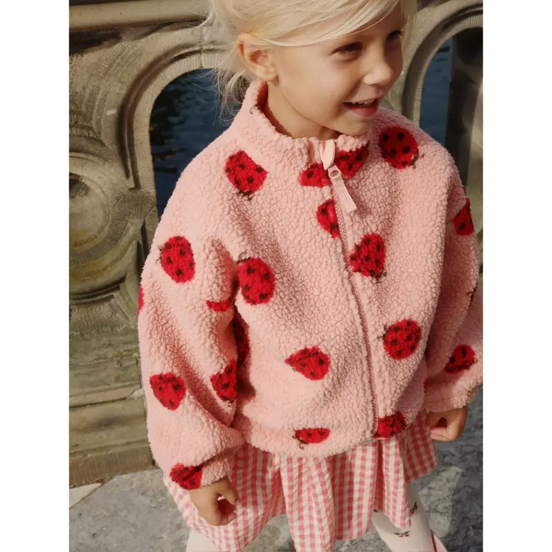 Konges Sløjd Ladybug Pink Jody Bamse Jakke Grs 2