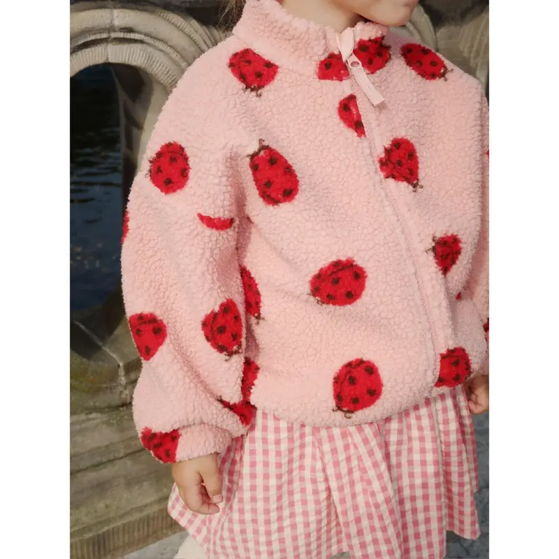 Konges Sløjd Ladybug Pink Jody Bamse Jakke Grs 4