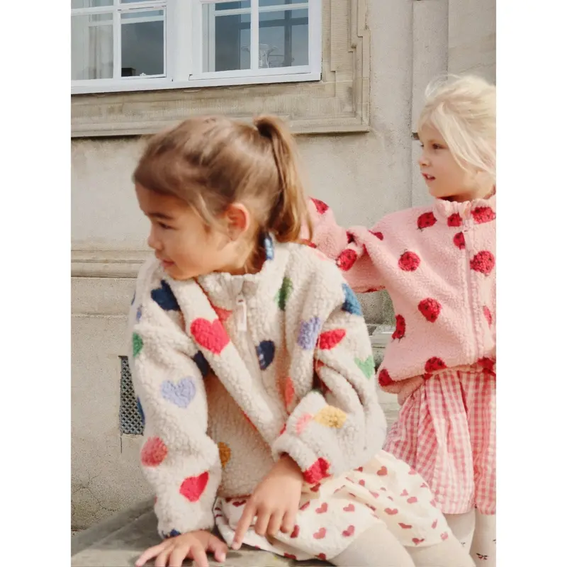 Konges Sløjd Ladybug Pink Jody Bamse Jakke Grs 8