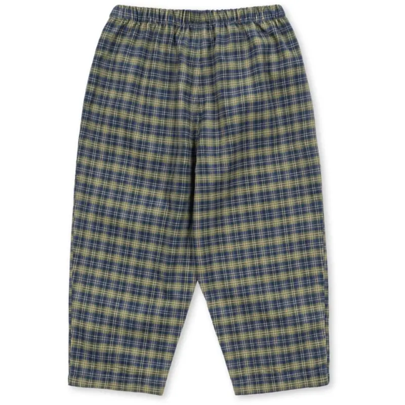 Konges Sløjd Laurel Blue Check Cara Bukser Gots 4