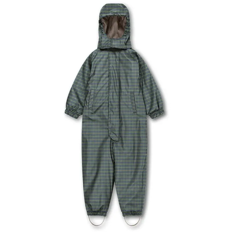 Konges Sløjd Laurel Blue Check Rain Flyverdragt 1