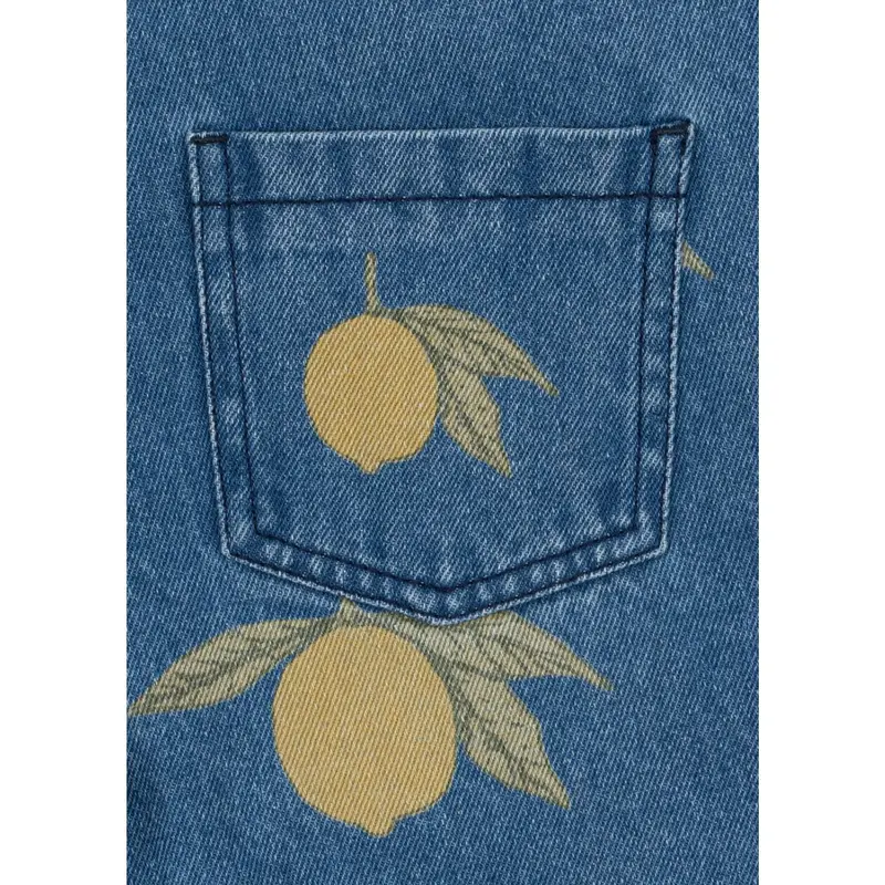 Konges Sløjd Lemon Denim Magot Smækbukser Gots 2
