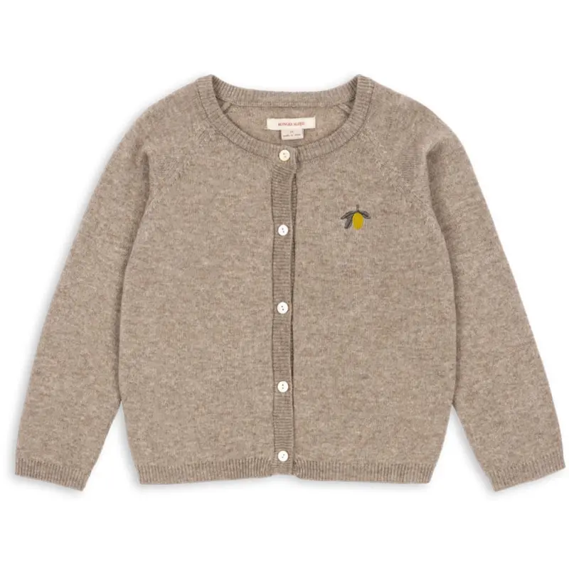 Konges Sløjd Light Brown Mattou Strik Cardigan 1