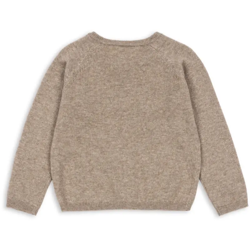 Konges Sløjd Light Brown Mattou Strik Cardigan 4