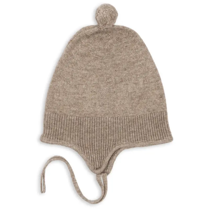 Konges Sløjd Light Brown Mattou Strik Hjelm 1