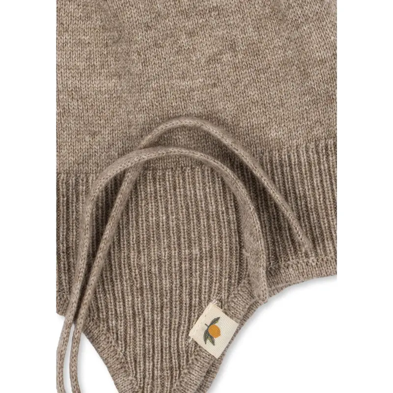 Konges Sløjd Light Brown Mattou Strik Hjelm 3