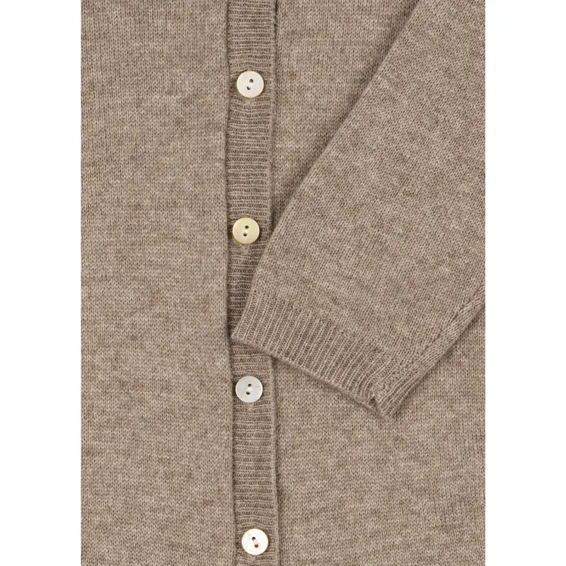 Konges Sløjd Light Brown Mattou Strik Onesie 4