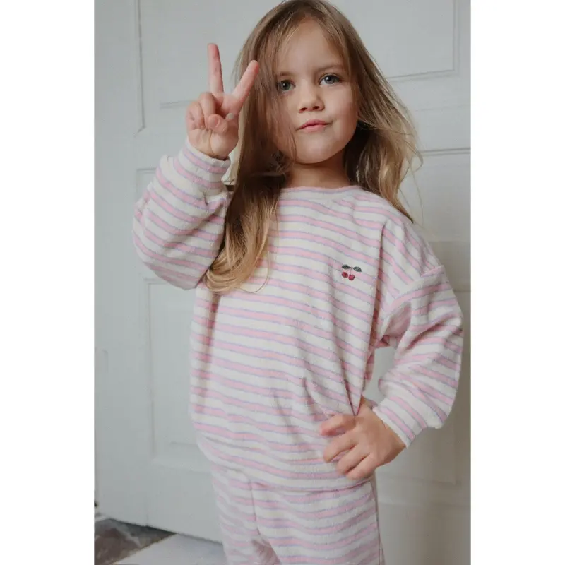 Konges Sløjd Lolly Stripe Itty Sweatshirt Gots 2