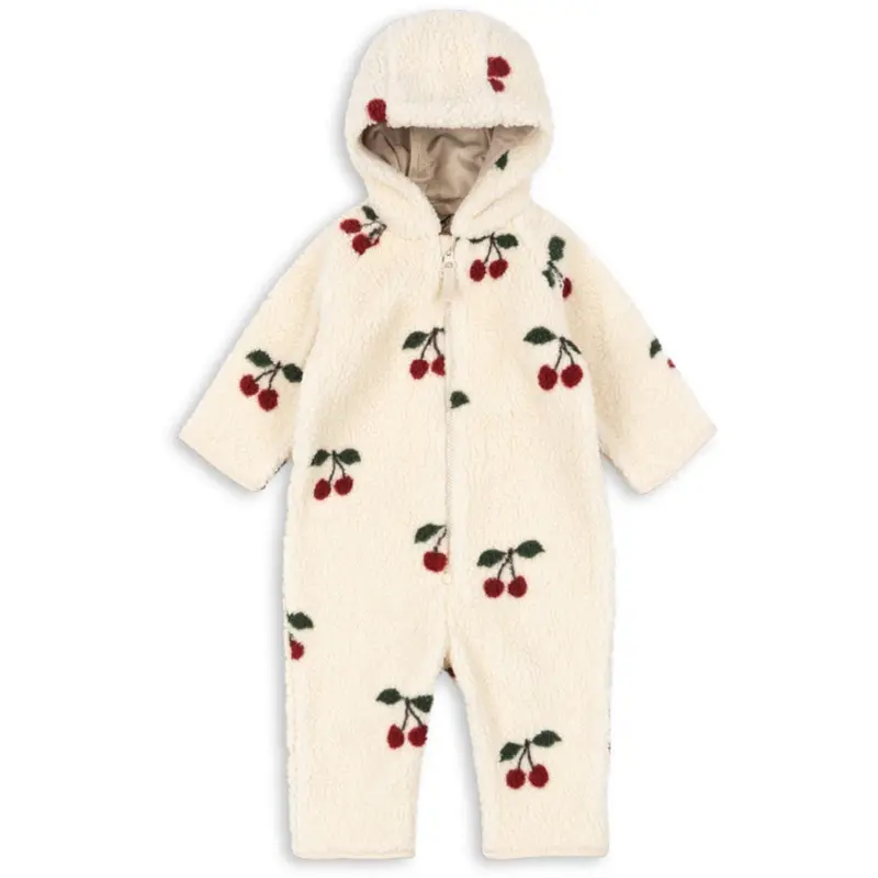 Konges Sløjd Ma Grande Cerise Jody Bamse Onesie Grs 1
