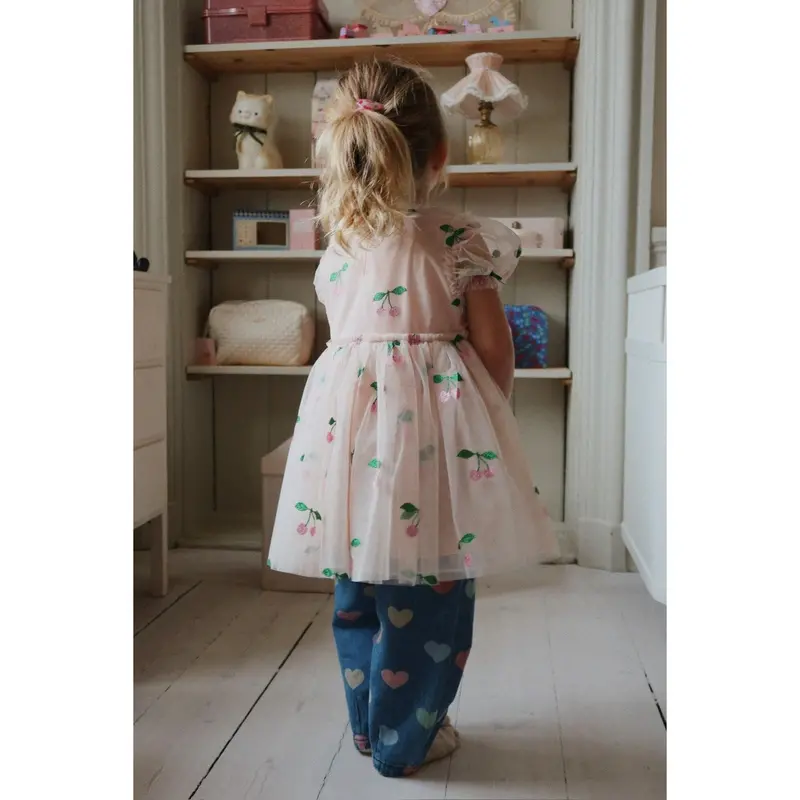 Konges Sløjd Ma Grande Cerise Pink Glitter Tullie Kjole 2