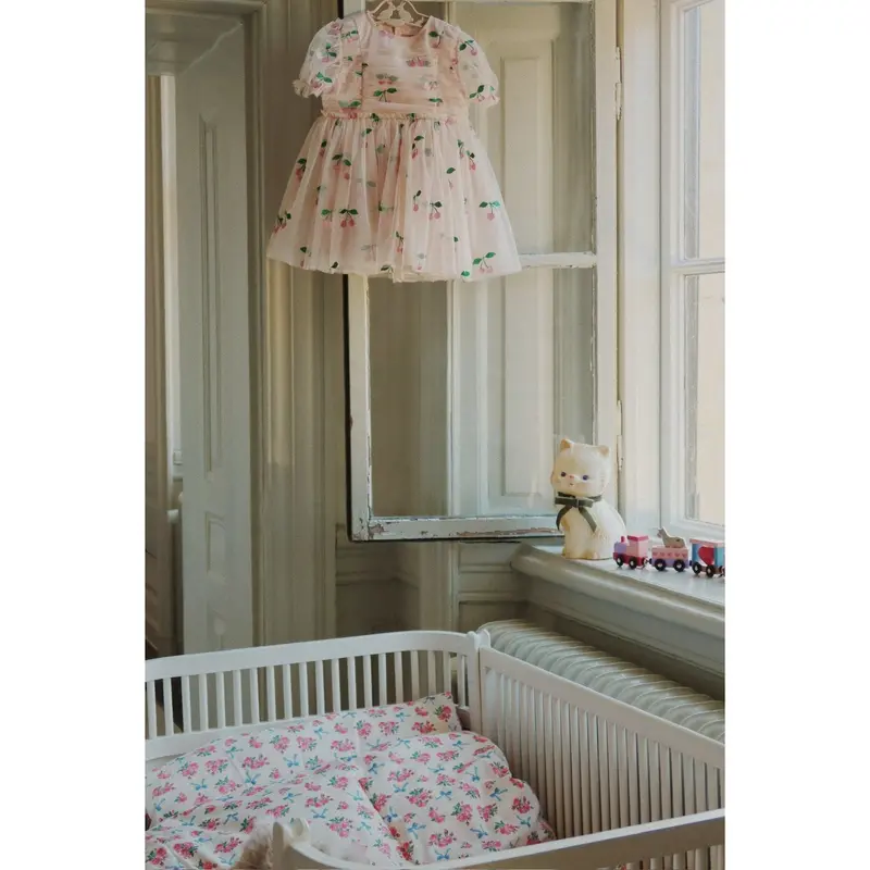 Konges Sløjd Ma Grande Cerise Pink Glitter Tullie Kjole 4