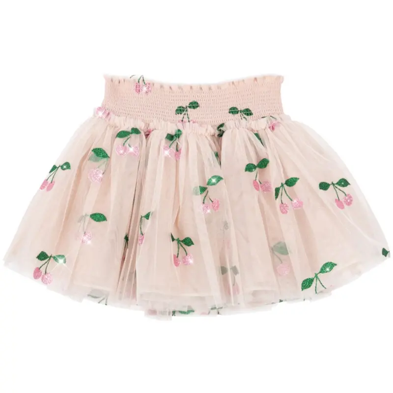Konges Sløjd Ma Grande Cerise Pink Glitter Tullie Smock Nederdel 1
